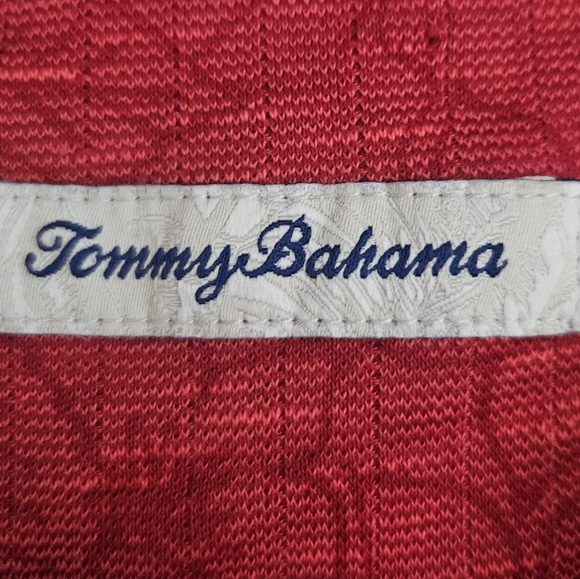 Tommy Bahama Polo Shirt Mens 4XLB Floral Miramar Blooms Red Tampa Bay Buccaneers - Picture 7 of 12